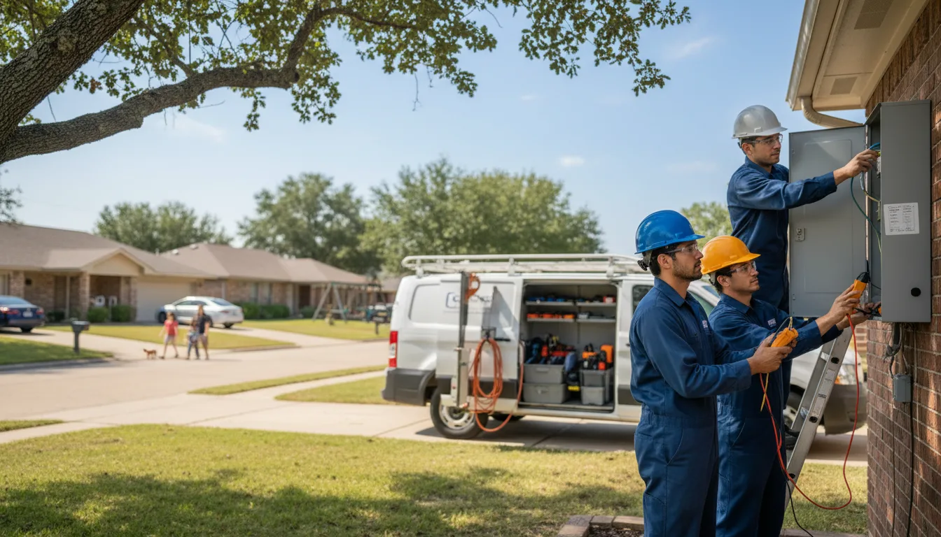 Certified electrician providing emergency electrical services in West Point, IA